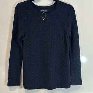 Jones, New York, navy blue sweater, size medium